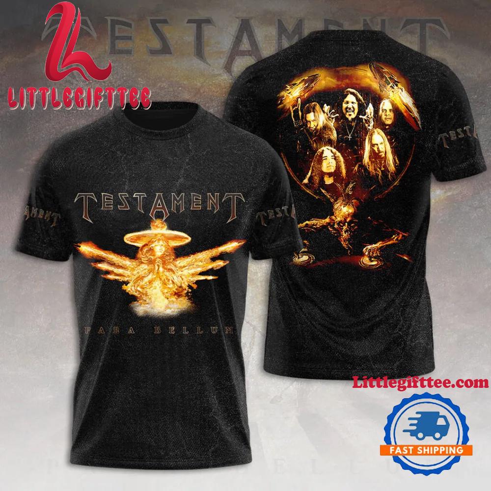 Testament Music Band x Para Bellum 3D T Shirt