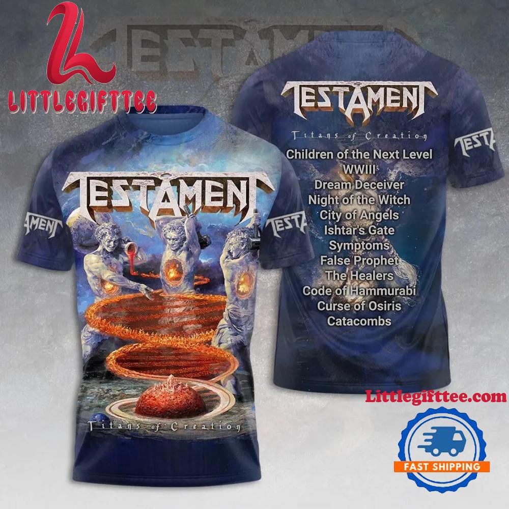 Testament Titans Of Creation AOP T-Shirt