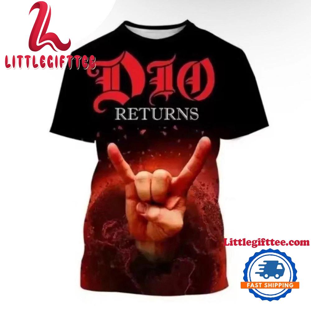 Dio Band Returns Music Fans 3D T Shirt