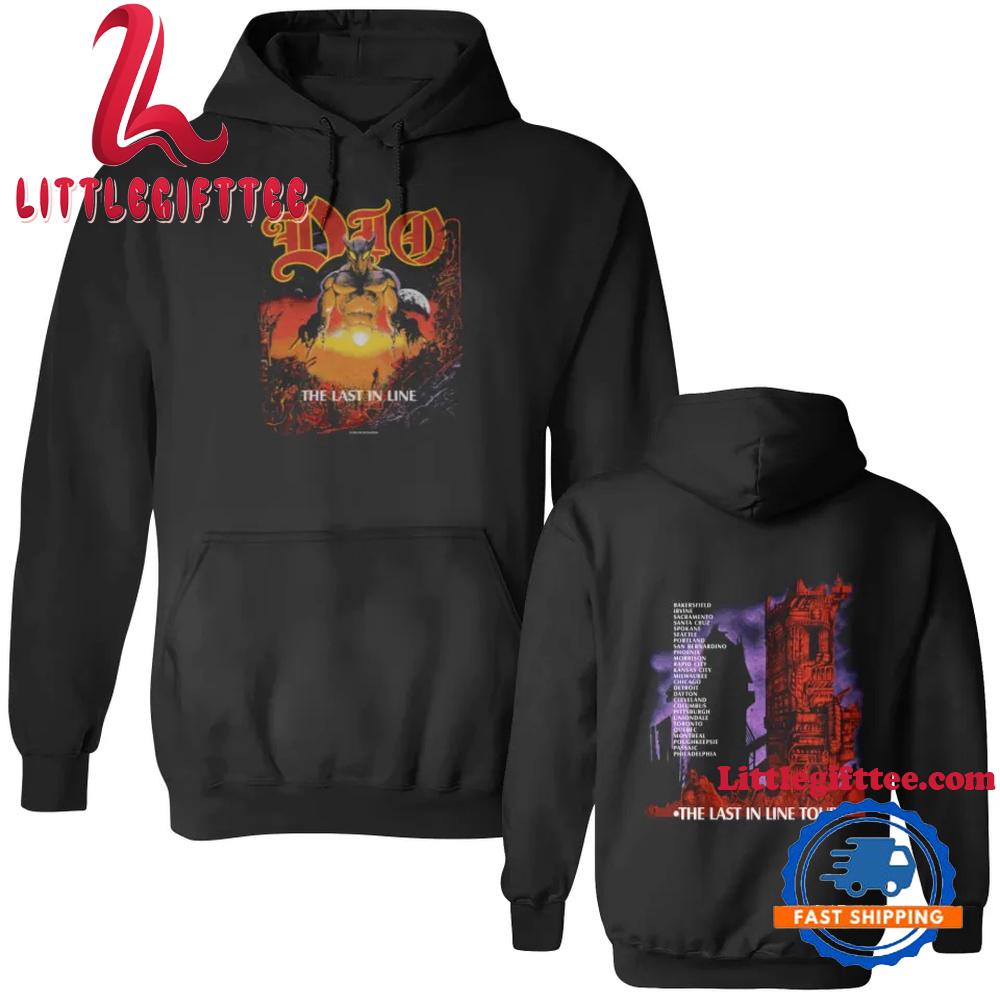Dio Last In Line Tour Double Sided Hoodie