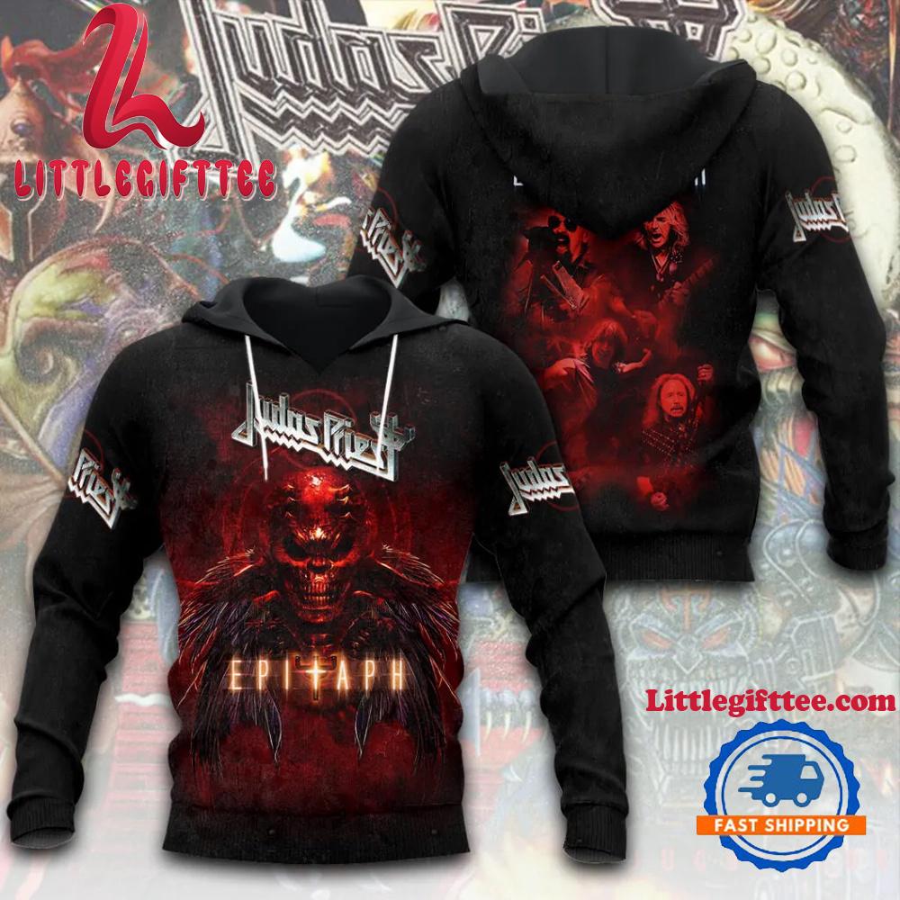 Judas Priest Logo 3D Hoodie Iconic Metal Fashion