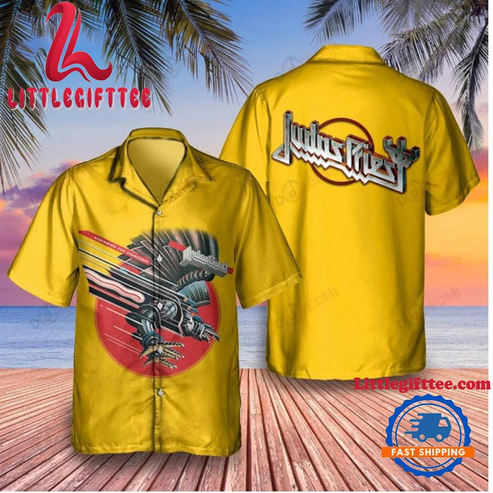 Judas Priest Music Screaming Hawaiian Shirt