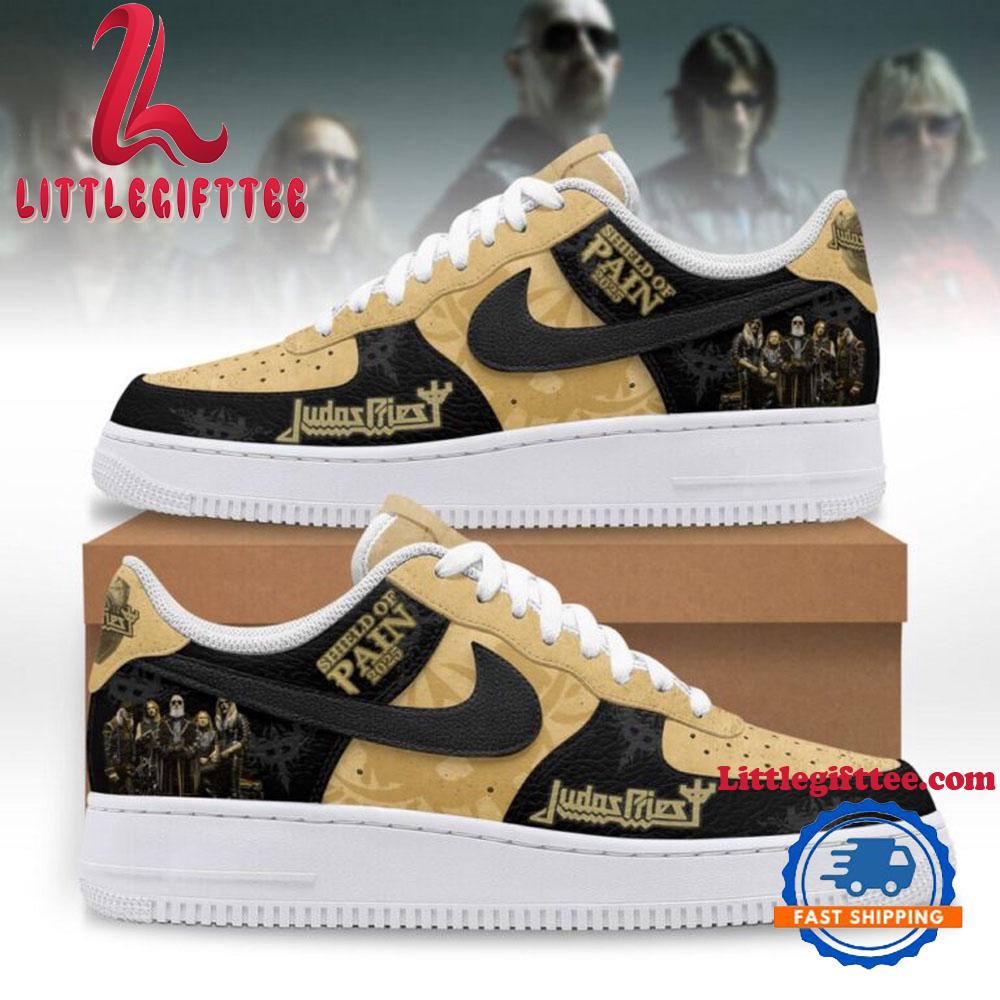 Shield Of Pain Tour Judas Priest Band Air Force Shoes Sneaker